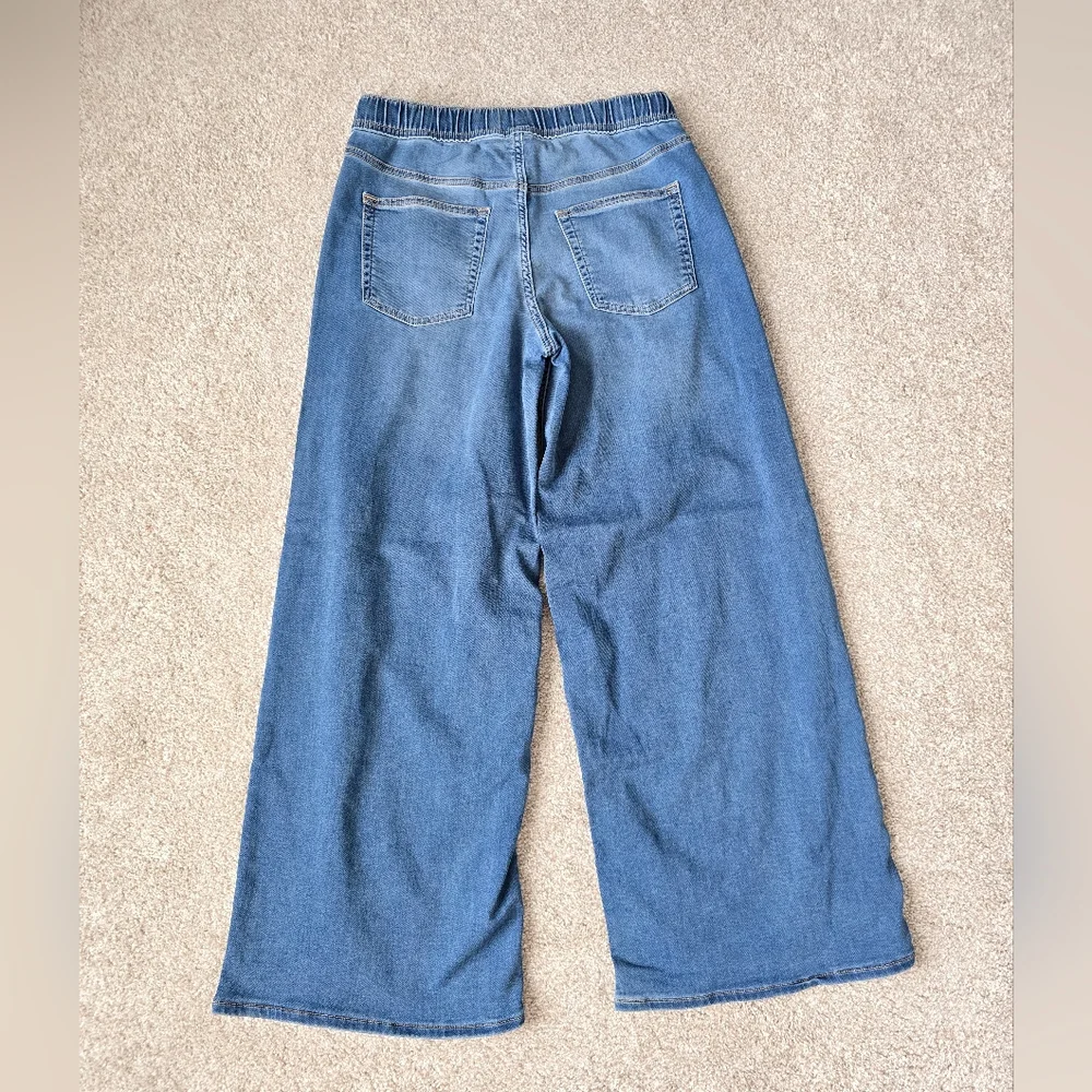NWT GAP Light Blue Flare Drawstring Jeans Sz Small - Picture 3 of 3